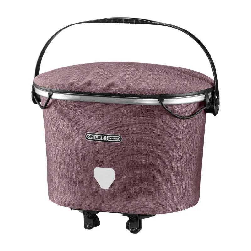 Ortlieb Up-Town Rack Urban Pannier Basket in Pink